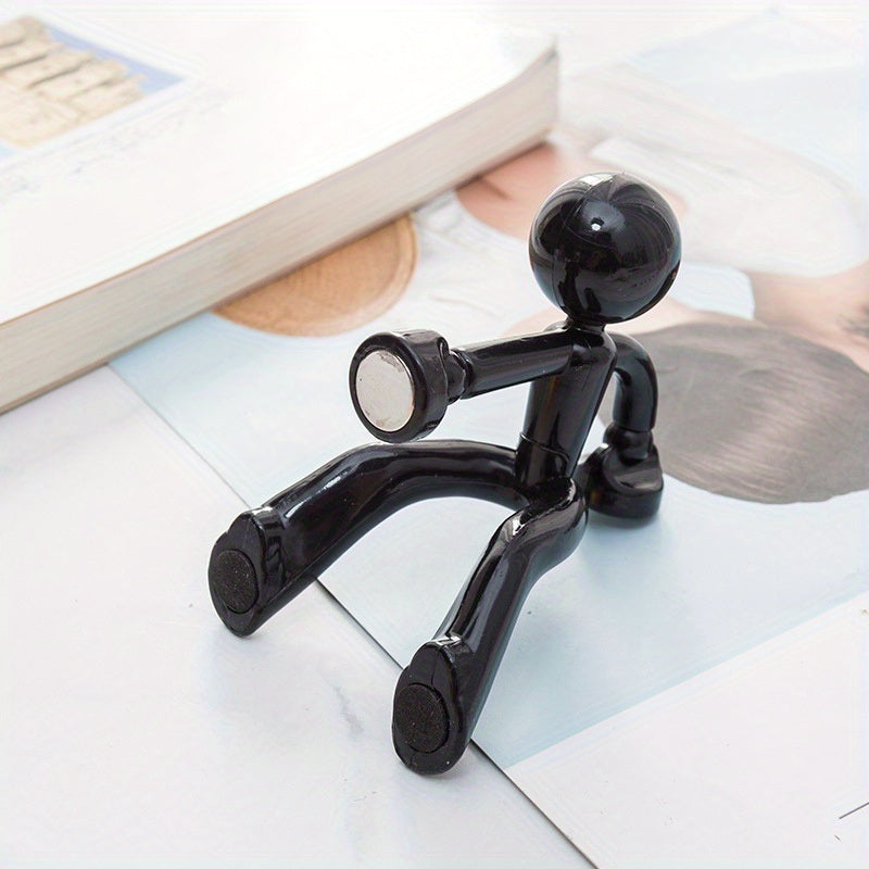 1pc Wall Climbing Small Man Key Suction Cartoon Strong Magnetic Key Hanging Creative Home Anti-lost Device