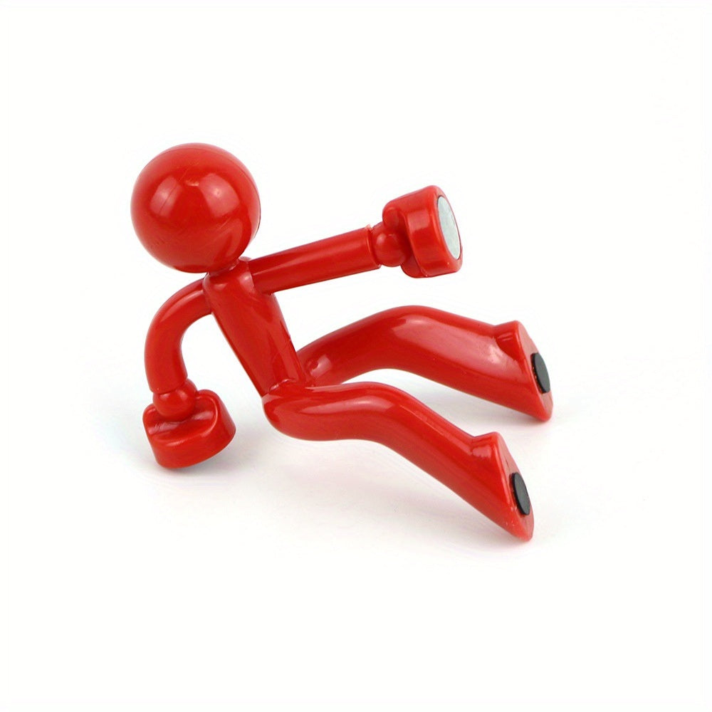 1pc Wall Climbing Small Man Key Suction Cartoon Strong Magnetic Key Hanging Creative Home Anti-lost Device
