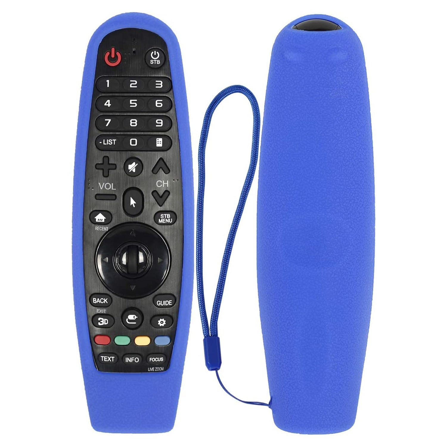 Remote Case Compatible With LG Magic Remote; Shockproof Silicone Protective Cover For LG Smart TV Remote Control LG AN-MR19BA/AN-MR18BA/AN-MR650/AN-MR600