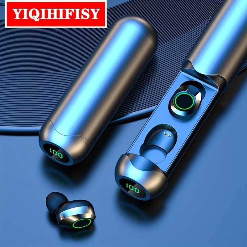 True Wireless Stereo Earbuds; HD Display HiFi Sound Quality; Waterproof Headset Earphone Mini For Smartphones