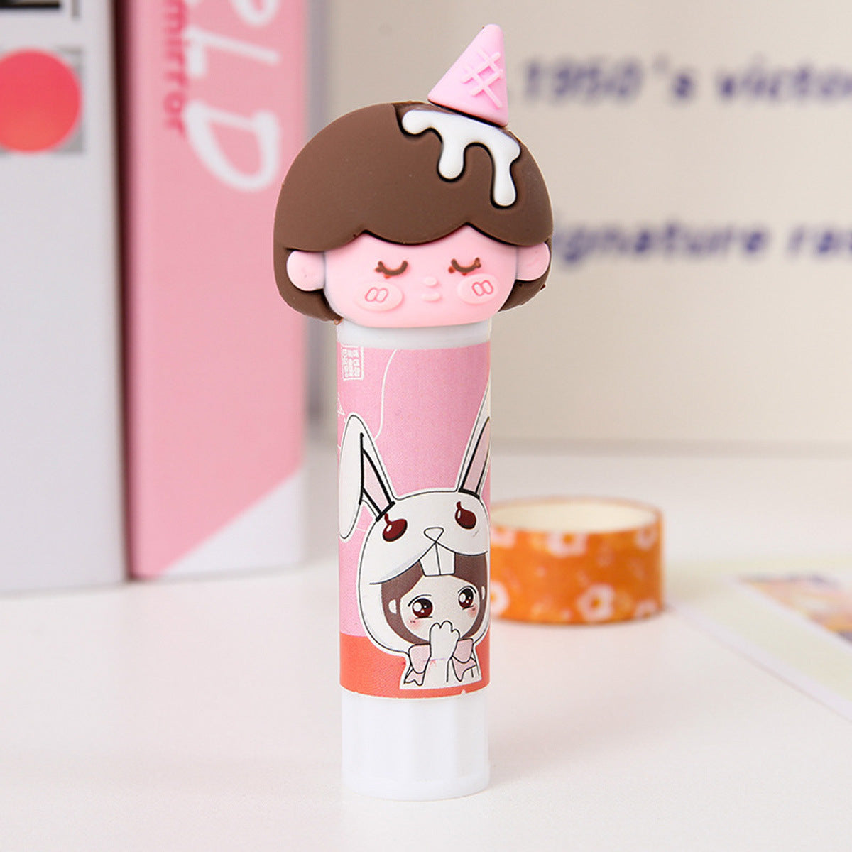 1pc Children's Cartoon Shaped Solid Glue