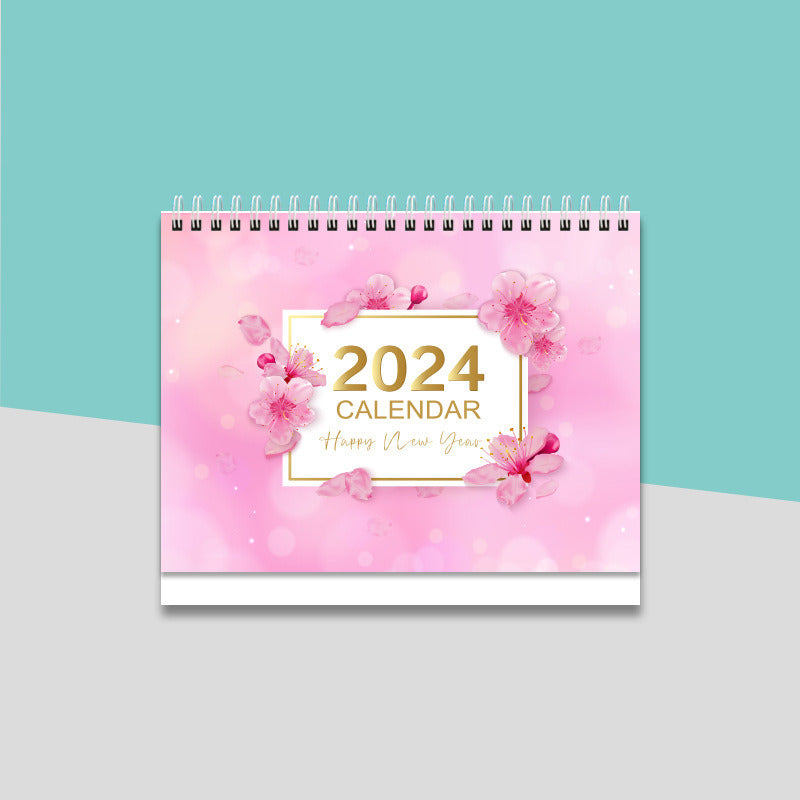 1pc 2024 Creative Desk Calendar Cross-border Monthly Calendar Desktop Calendar 365 Days Countdown Cross-border Wall Calendar, Can Do Notepad, Perfect For You In The Office Or Home