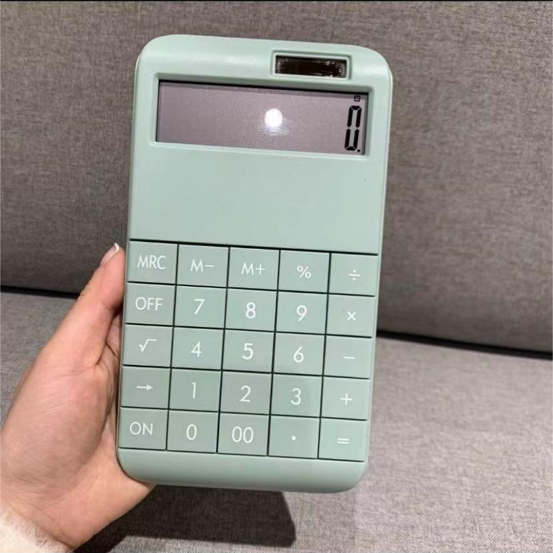 Solar-Powered Dual-Function Office Calculator: Perfect for Home, School, and Work!