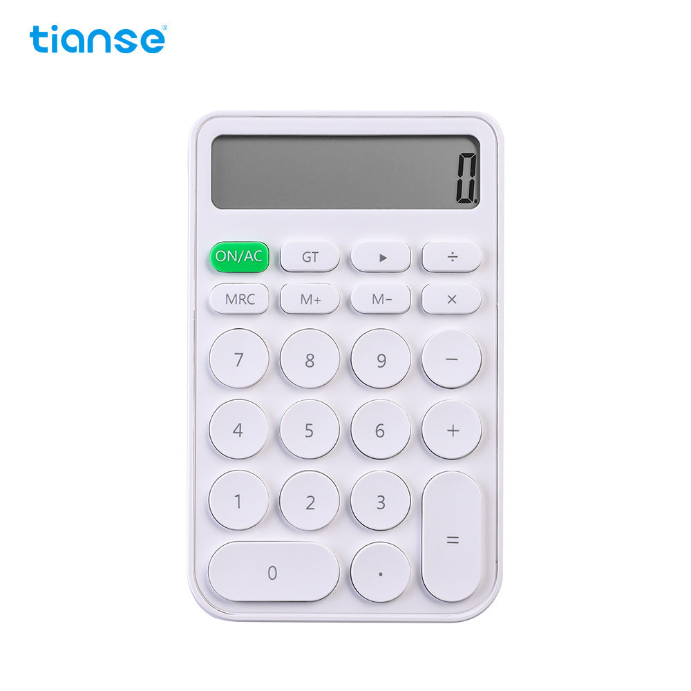 12-Digit LCD Candy Color Calculator - Portable, Cute & Functional for Office, School & Home Use