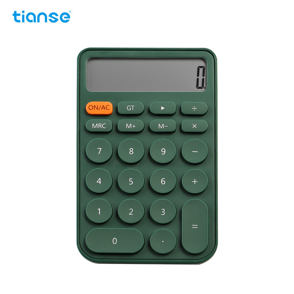 12-Digit LCD Candy Color Calculator - Portable, Cute & Functional for Office, School & Home Use