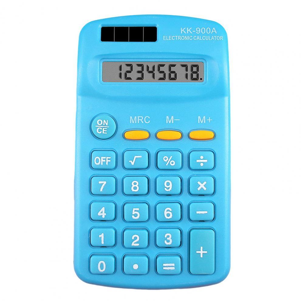 Desktop Calculator 8-Digit With LCD Display And Sensitive Button,Creative Ultra-thin Portable Standard Function For Office, Home, School,Not Included AA Battery