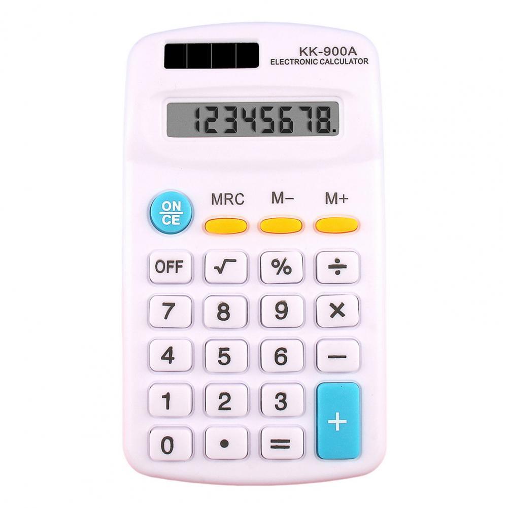 Desktop Calculator 8-Digit With LCD Display And Sensitive Button,Creative Ultra-thin Portable Standard Function For Office, Home, School,Not Included AA Battery