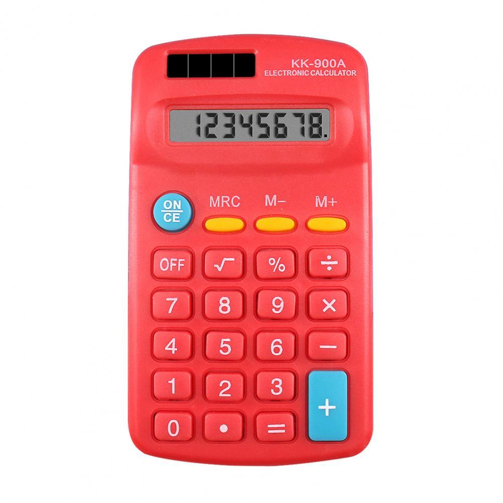 Desktop Calculator 8-Digit With LCD Display And Sensitive Button,Creative Ultra-thin Portable Standard Function For Office, Home, School,Not Included AA Battery