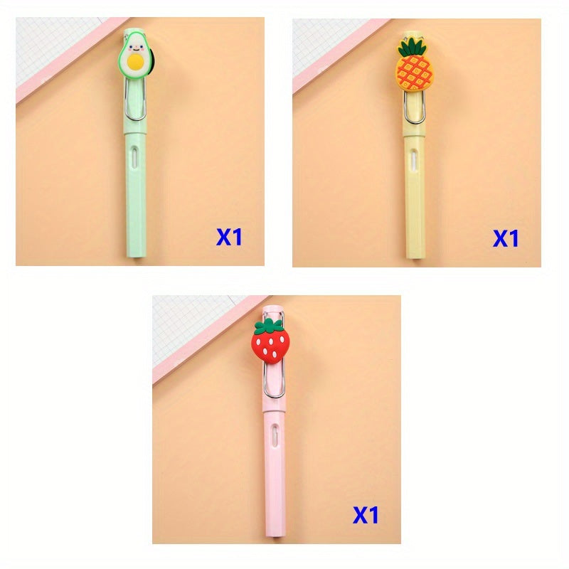 3PCS/4PCS Eternity Pencil Not Easy To Break Lead Not Dirty Hands Primary School Students Free Sharpening Pencil