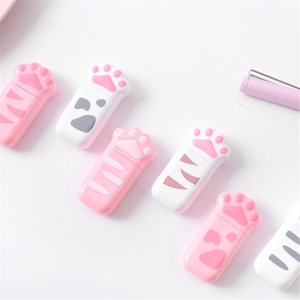 Kawaii Cat Paw Correction Tape: Fun Stationery for Students & Office Workers!