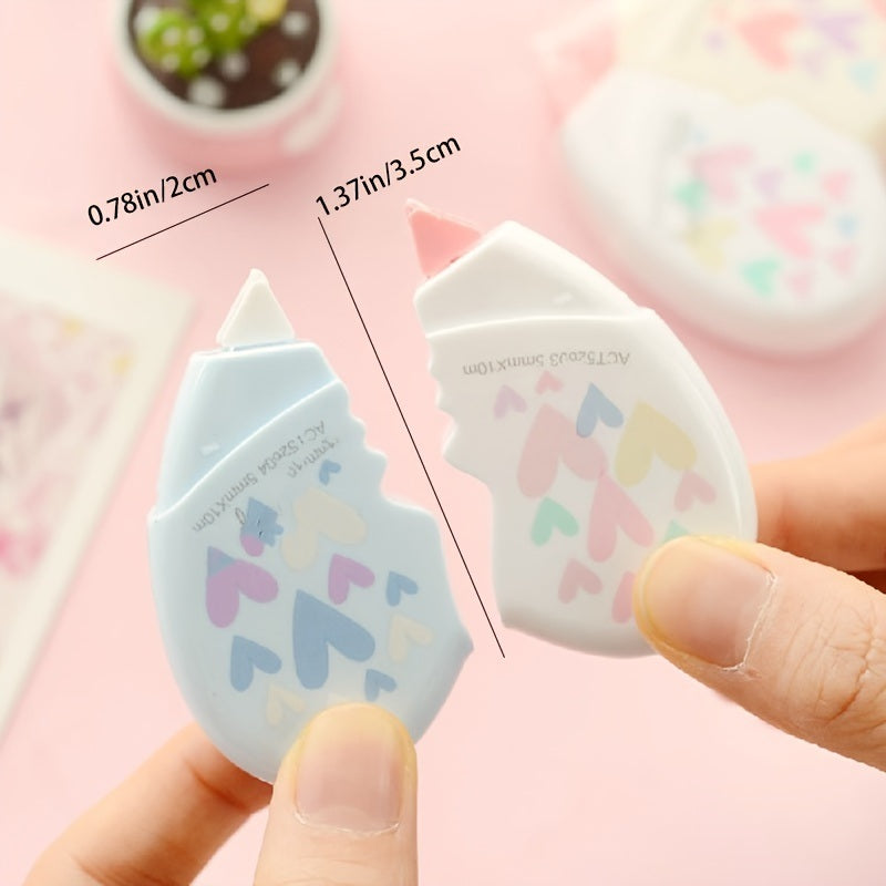 (2pcs/set) 393.7inchKawaii Stationery Correction Tape Correction Material Pen New Kawaii Material Student School Office Stationery Supplies