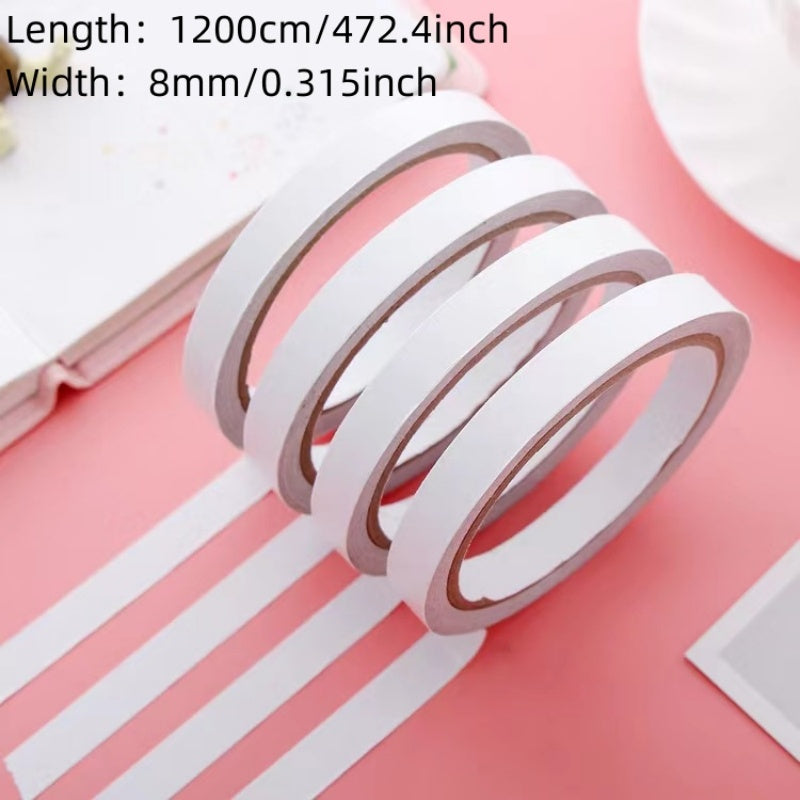 4pcs Double-sided Tape Student Stationery Office Supplies