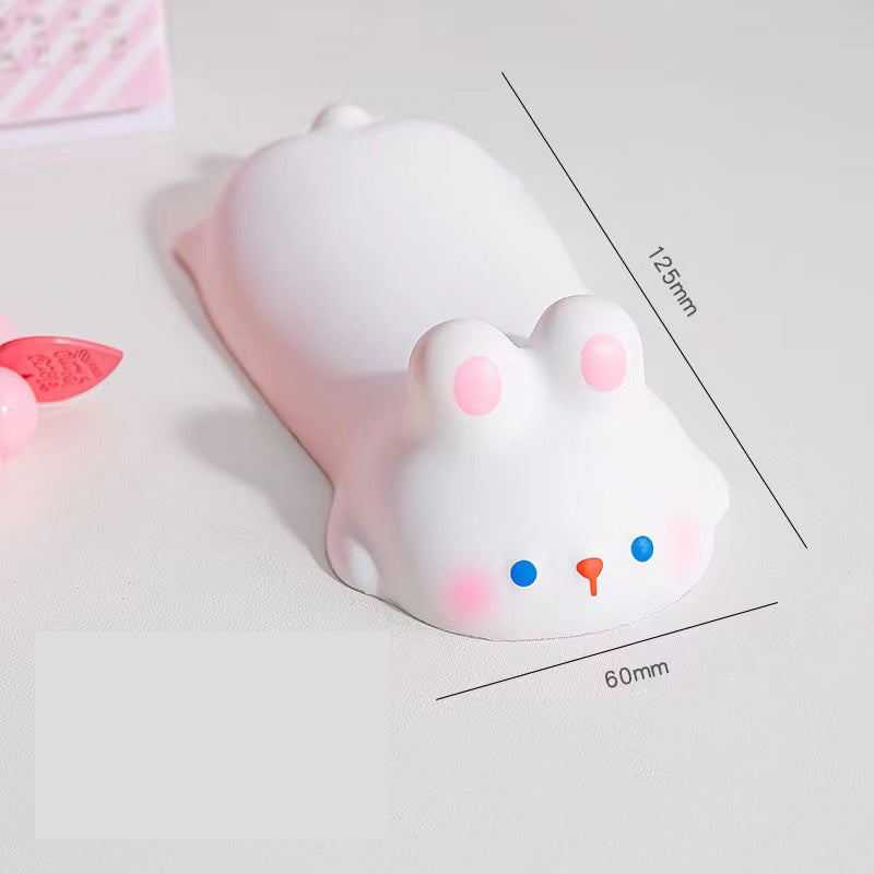 Cute Wrist Rest Support For Mouse Keyboard Computer Desk Ergonomic Office Supplies Slow Rising PU Mouse Pad