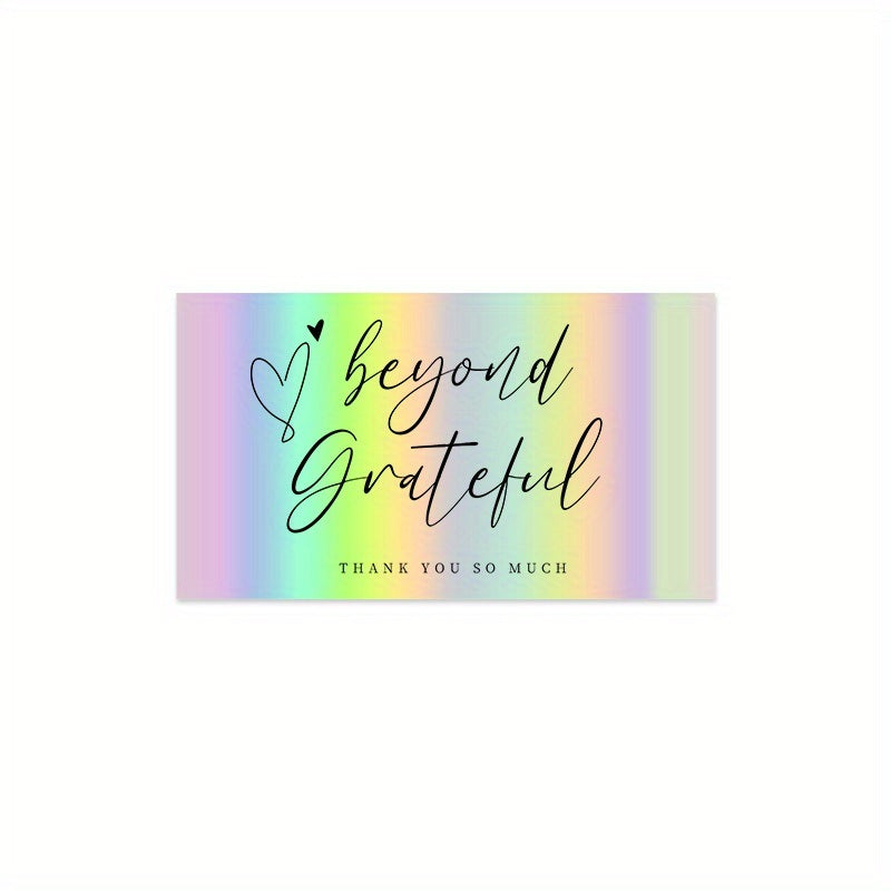 50pcs Thank You Cards - Perfect for Small Business, Weddings, Gifts, Christmas, Graduation & Baby Showers!