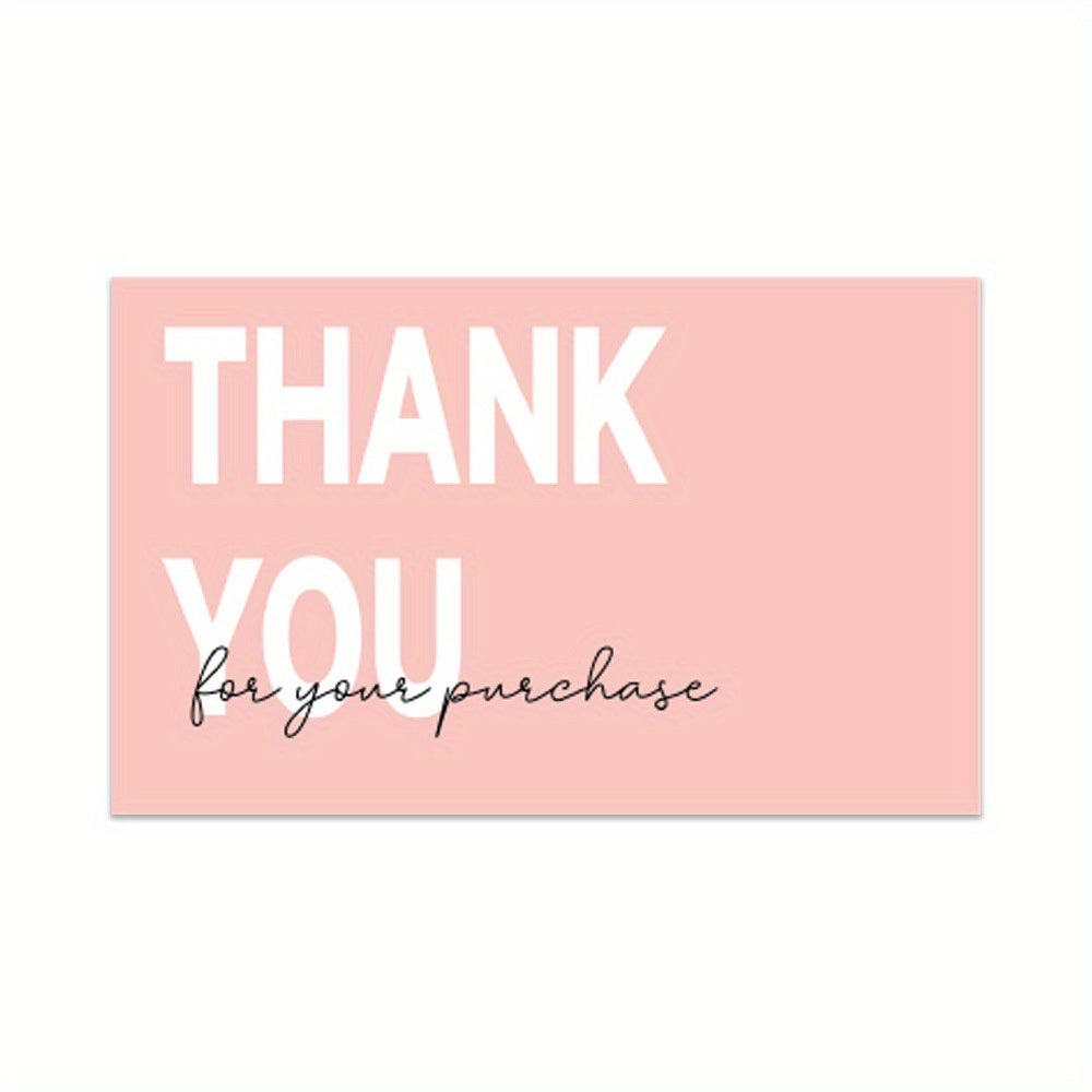 30-Pack Thank You Cards, 3.5''x 2.1'' Greeting Blank Cards, Thank You For Supporting My Small Business Cards