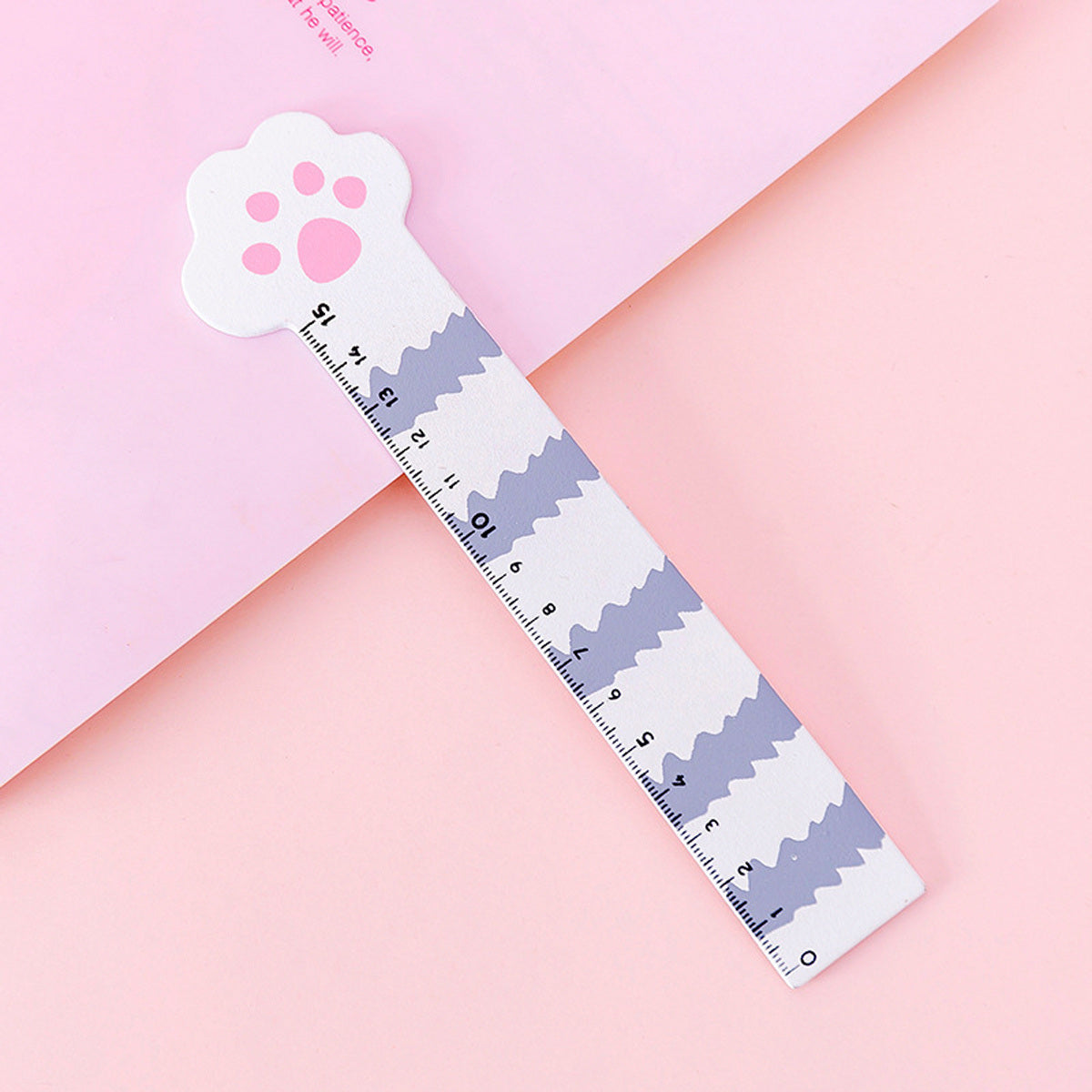 DIY 1pc Cute Cartoon Kawaii Cat Paw Ruler For Student Drawing Tools Stationery School Office Supplies
