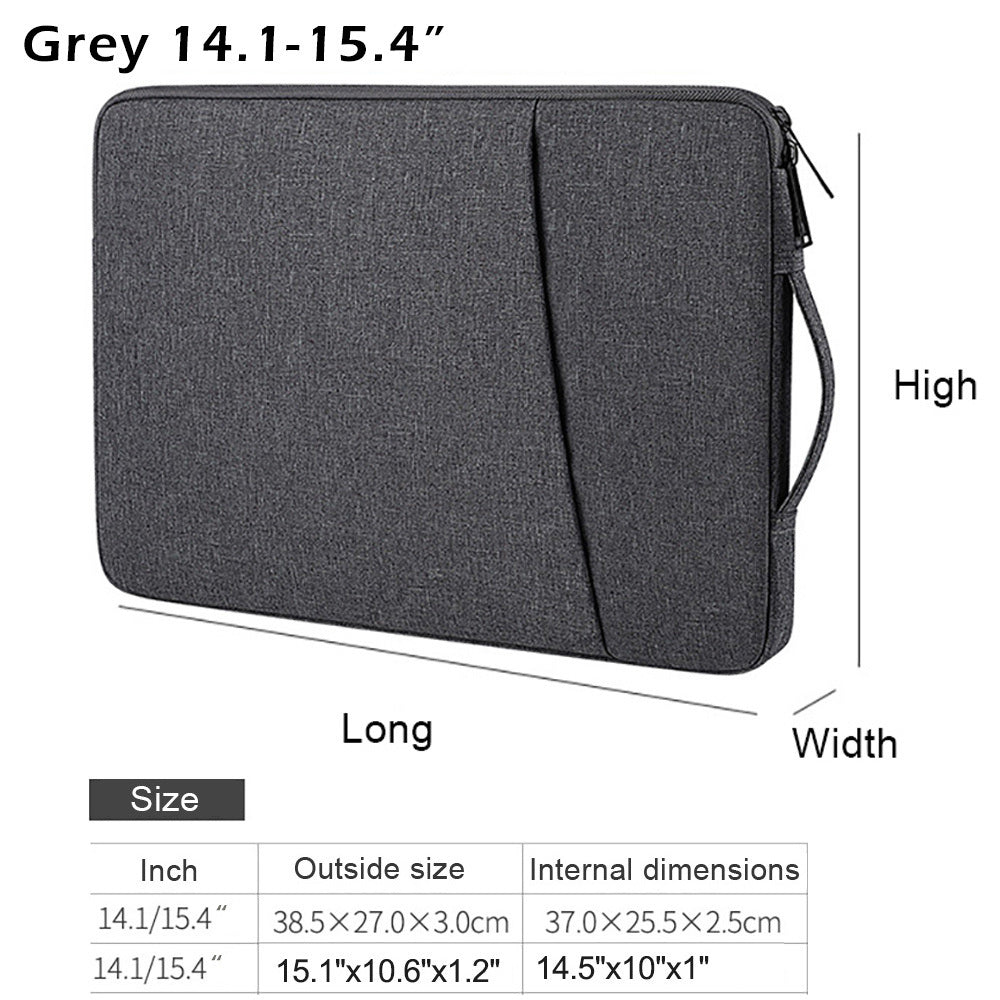 13/14/15.6 Inch Laptop Sleeve Case With Handle For MacBook Pro/Air, DELL XPS/DELL Inspiron, Acer Chromebook , Samsung, Lenovo And Most 13-16 Inch Laptop