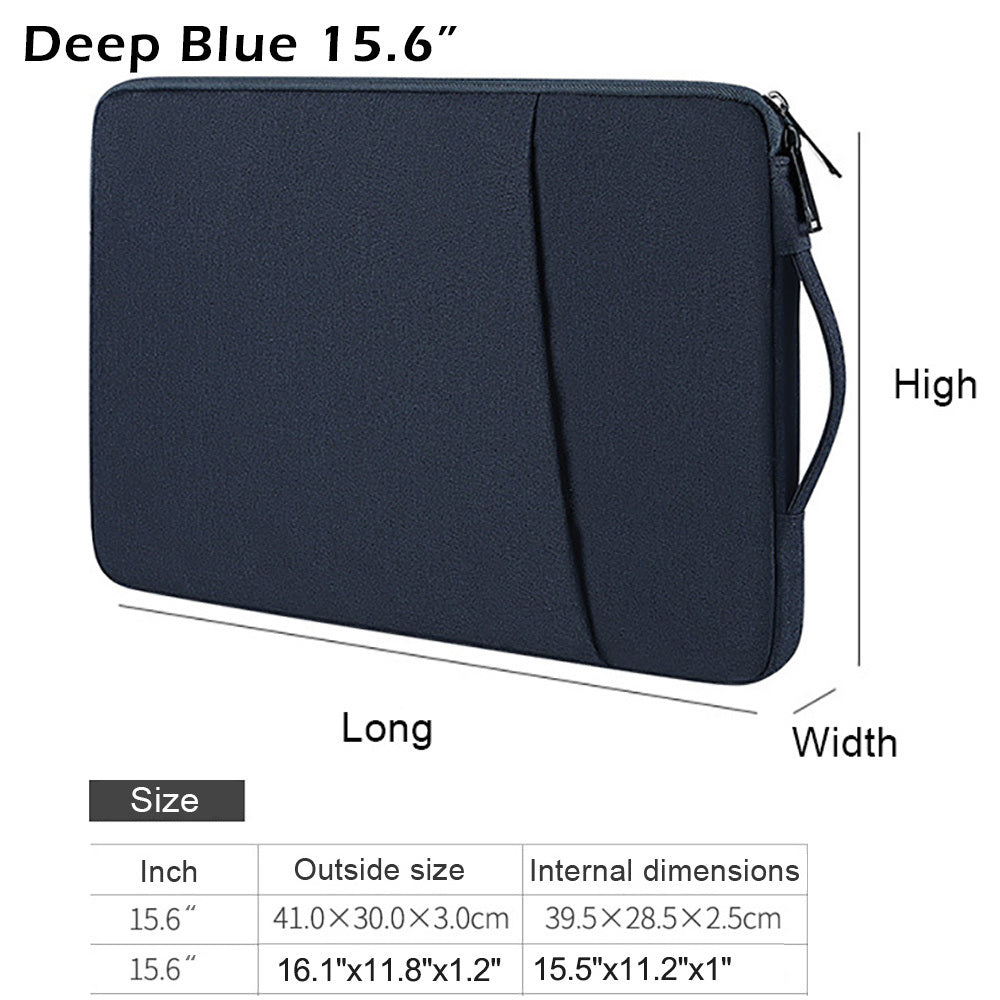 13/14/15.6 Inch Laptop Sleeve Case With Handle For MacBook Pro/Air, DELL XPS/DELL Inspiron, Acer Chromebook , Samsung, Lenovo And Most 13-16 Inch Laptop