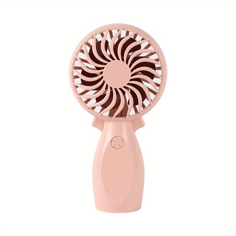 Handheld Mini Fan, USB Charging, Simple Shape, Strong Wind, Small And Portable