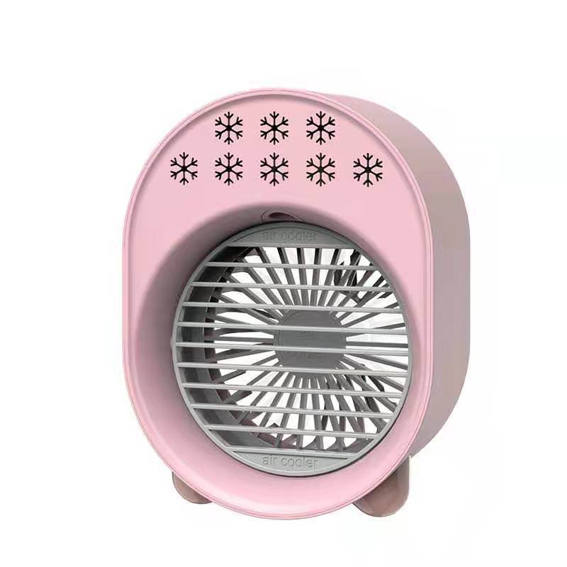 1pc Air Fan Air Cooler Water Cooled Fan, Mini Small Fan USB Fan Spray Humidifier Portable Desktop Fan
