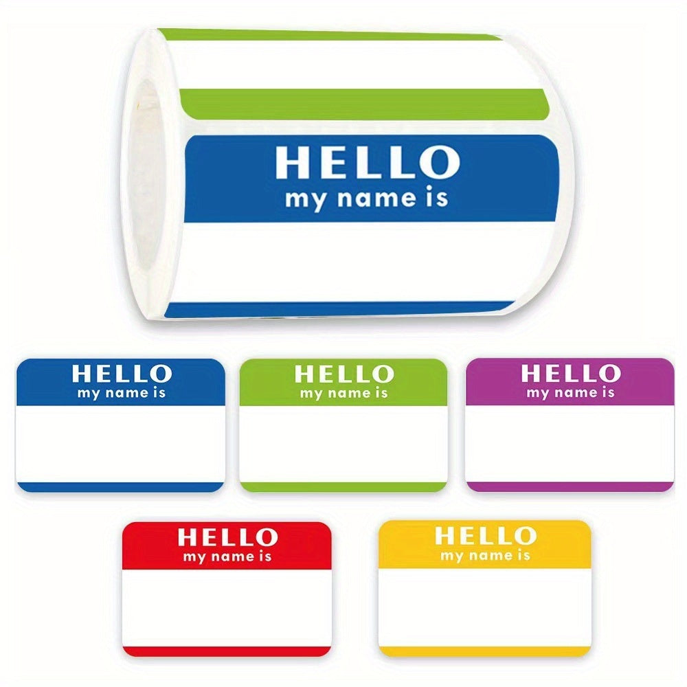 My Name Is Stickers Mark Tag Personalised Labels Sticker 300pcs/Roll School Kid Stationery College Scrapbooking Supplies 3.5*2.3inch