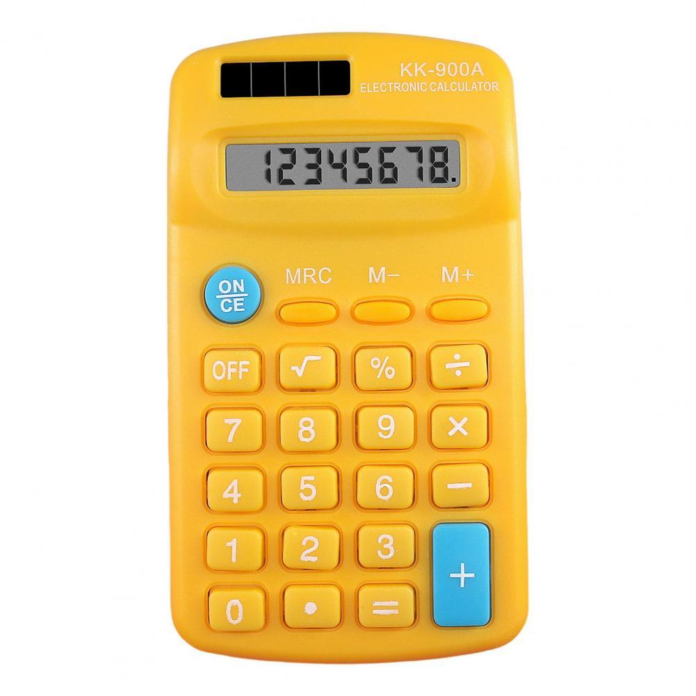 Desktop Calculator 8-Digit With LCD Display And Sensitive Button,Creative Ultra-thin Portable Standard Function For Office, Home, School,Not Included AA Battery