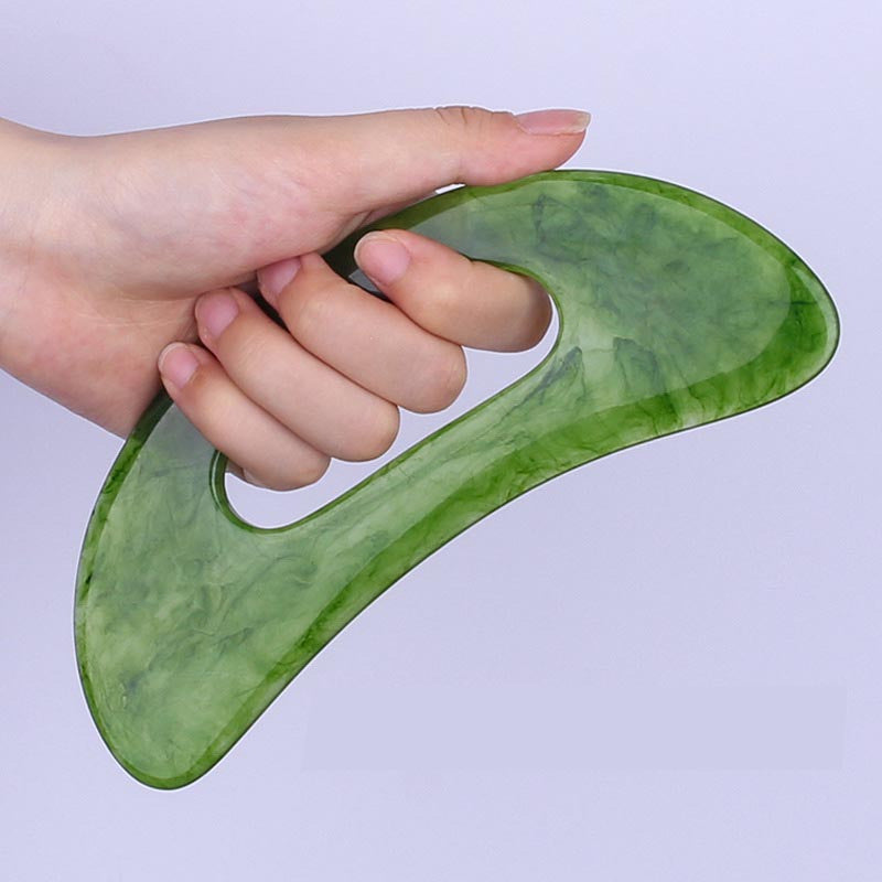 Gua Sha Massage Tool With Handle Resin Massage Tools Lymphatic Drainage Massager Body Shaping Gua Sha Tools