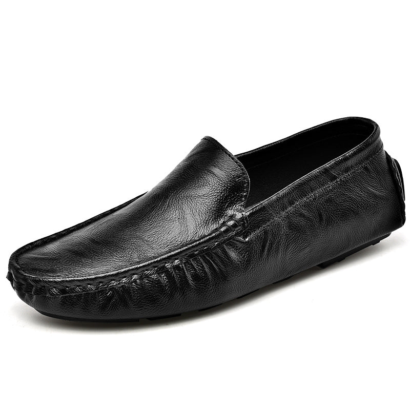 Men's fashion casual bean shoes trend with a slip-on loafers loafers men's fashion shoes