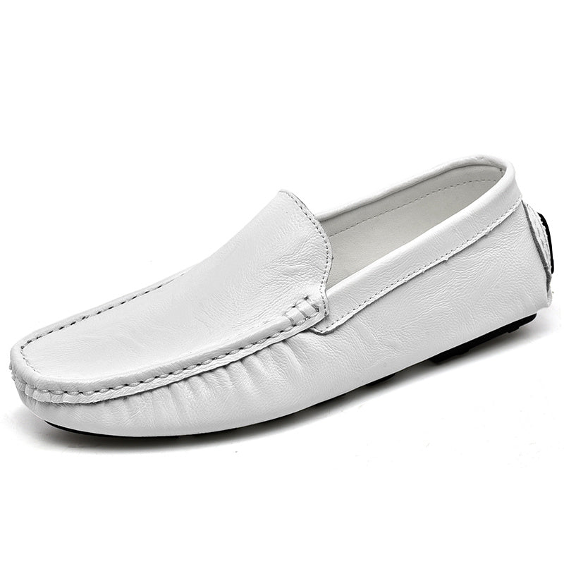 Men's fashion casual bean shoes trend with a slip-on loafers loafers men's fashion shoes