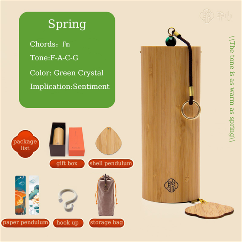 Koshi Wind Chimes Indoor Outdoor Patio Home Decoration Bamboo 7 Chords Musical Wind Chimes