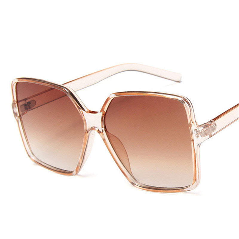 Oversized Square Trendy Womens Sunglasses Womens Gradient Sunglasses Unisex UV400