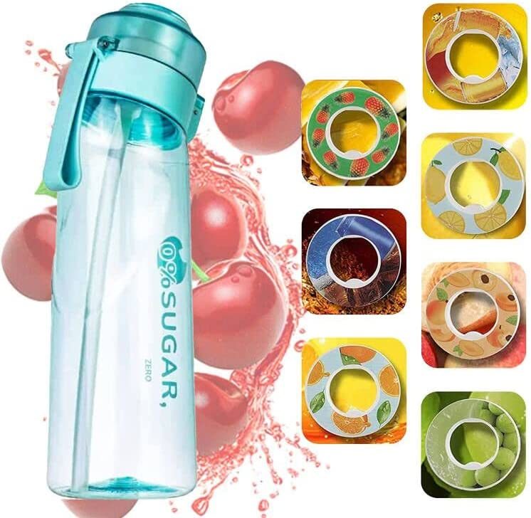 Fruit Fragrance Water Bottle, Scent Water Cup, Flavor Pods for Water Bottle 650ML