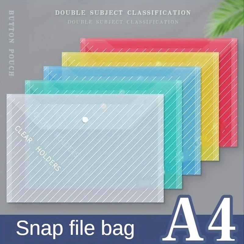 Large Capacity Waterproof A4 Document Bag - Keep Your Test Papers and Data Files Safe and Secure!