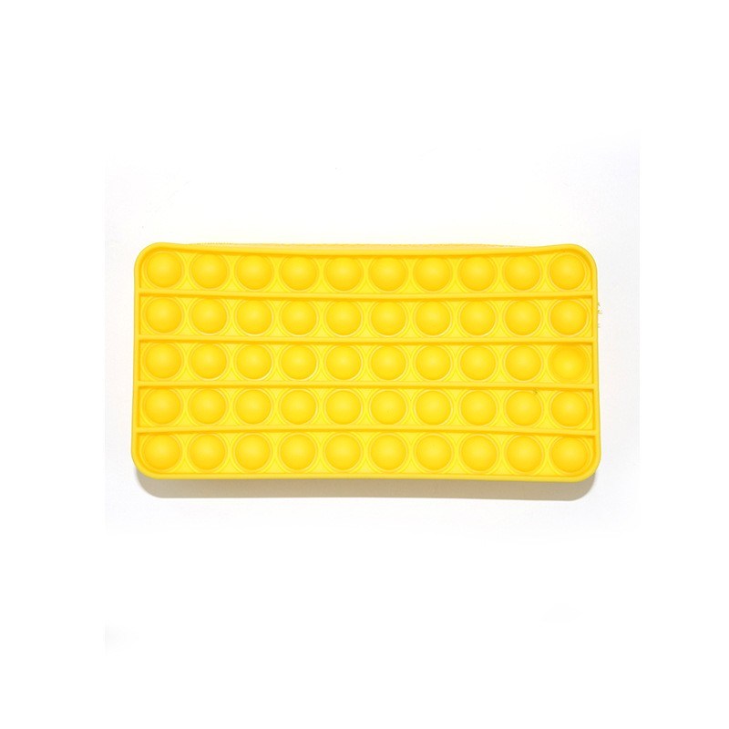 Pop Pencil Case, Fidget Pencil Pen Case Simple Sensory Silicone Bubble Toy, Stationery Storage Bag Decompression Toy For Kids, School Season Gifts, Office Stationery Organizer, Christmas Gifts