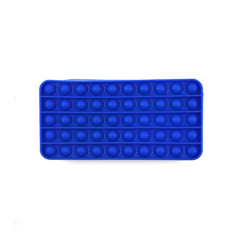 Pop Pencil Case, Fidget Pencil Pen Case Simple Sensory Silicone Bubble Toy, Stationery Storage Bag Decompression Toy For Kids, School Season Gifts, Office Stationery Organizer, Christmas Gifts