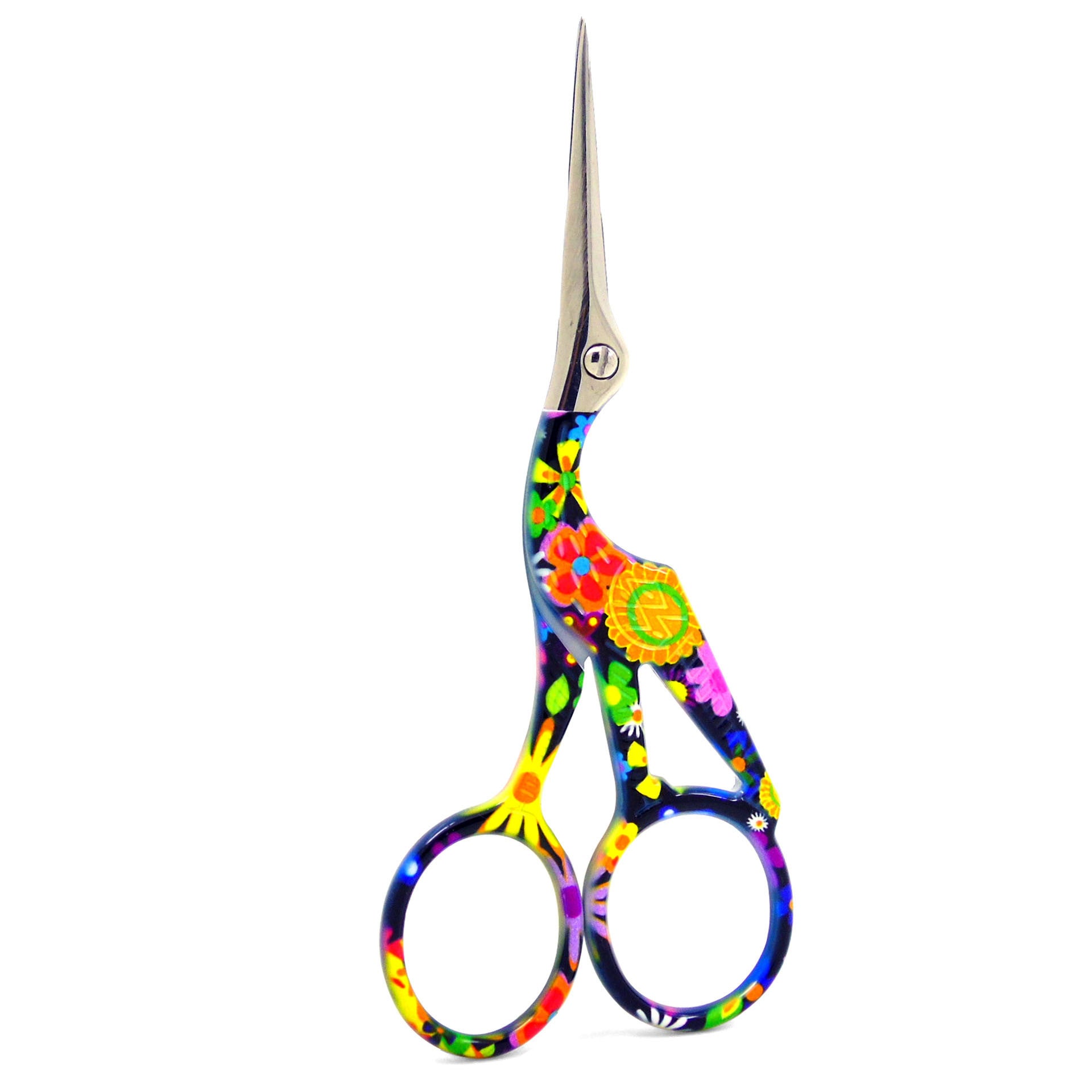 Craft Scissors Stork Sewing Embroidery Scissors With Leather Scissors Cover Bird Scissor For Fabric Cutting Paper Crafting Office Scissors Sewing Handicrafts Tool