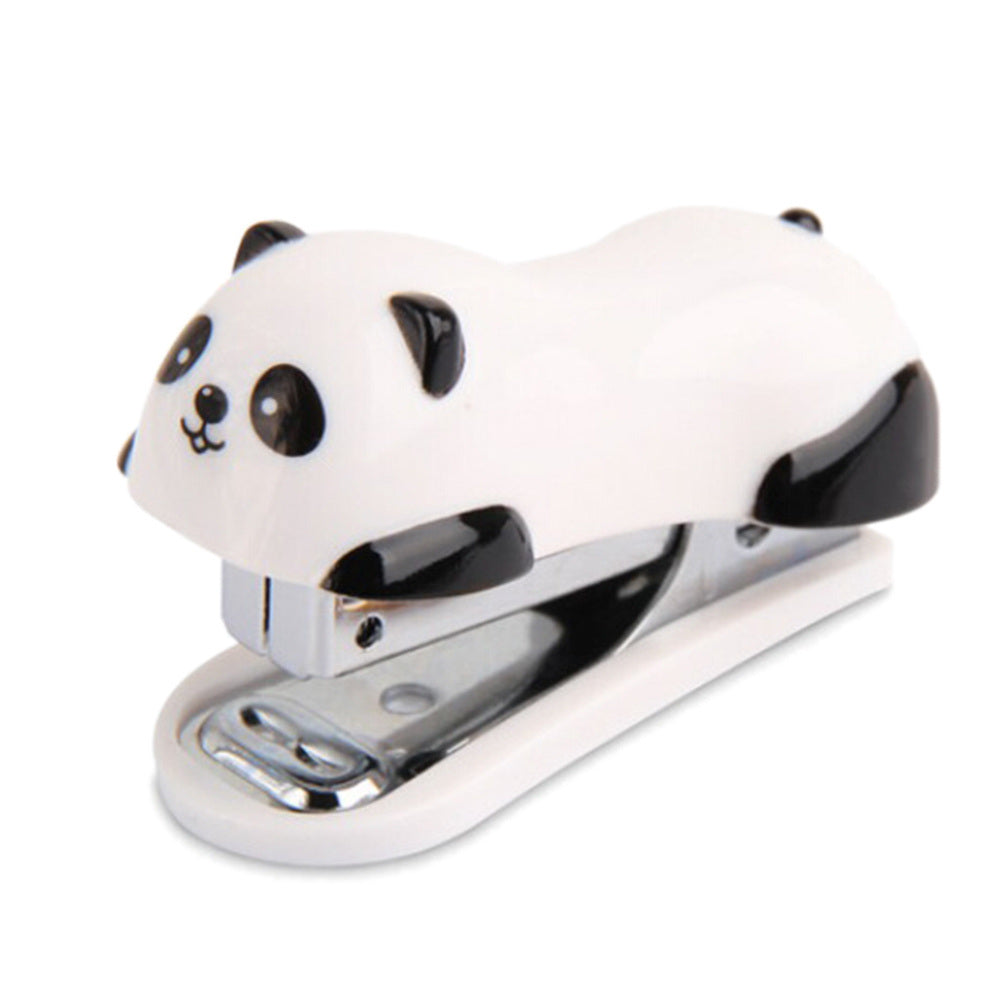 Panda Stapler, Cute Stapler Office Supplies Desktop Stapler Standard Pretty Accessories Commercial Business Decoration Desktop Office Handheld Stapler, School Office Supplies