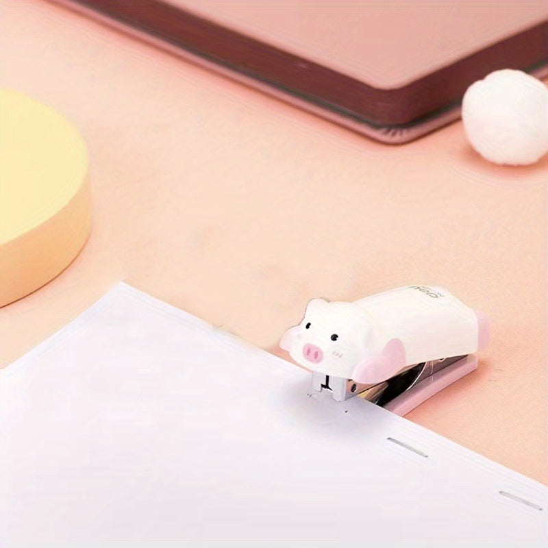 Panda Stapler, Cute Stapler Office Supplies Desktop Stapler Standard Pretty Accessories Commercial Business Decoration Desktop Office Handheld Stapler, School Office Supplies