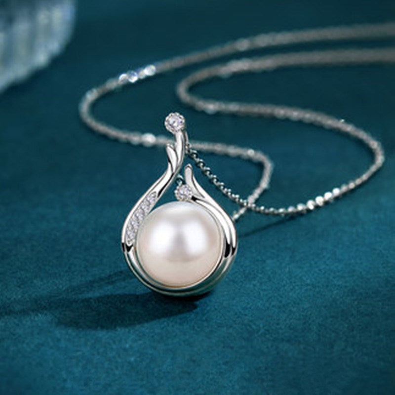 Pearl Pendant Necklace For Women Pop Necklace Charms Neck Jewelry