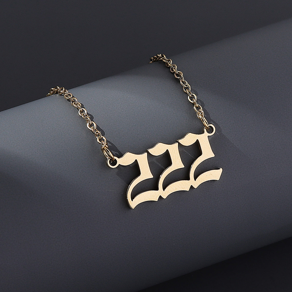 Fashion Stainless Steel Number Series Necklace 1 Piece Women's Fashion Jewelry