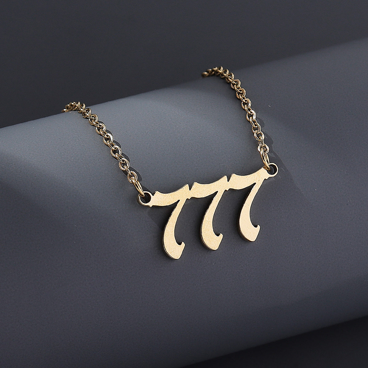 Fashion Stainless Steel Number Series Necklace 1 Piece Women's Fashion Jewelry