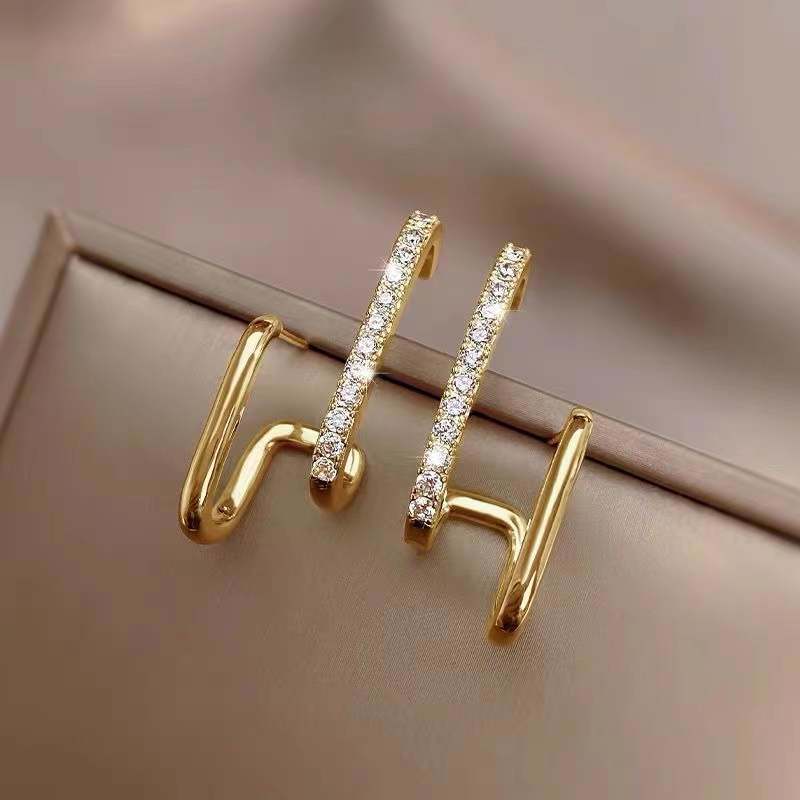 Round Circle Hoop Earrings For Women Stainless Steel Golden Statement Metal Earring 2023 Trend Party Jewelry Couple Gift brinco