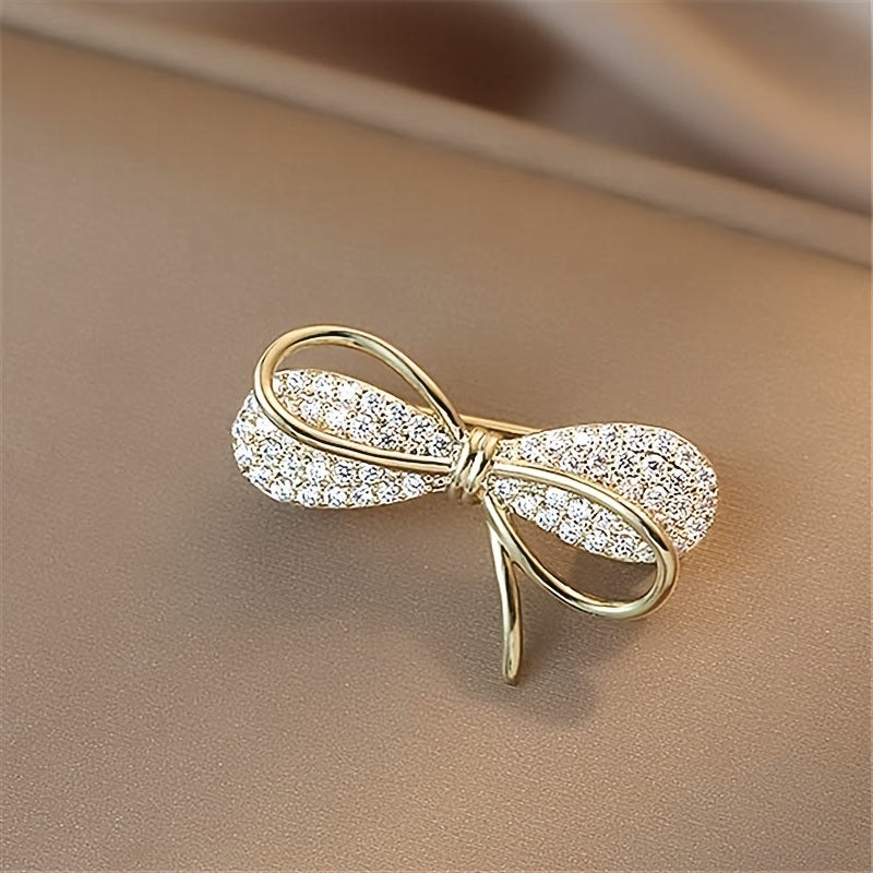 Cute Bow Pins Brooches For Women Fashion Elegant Luxury Accessories Party Wedding Gifts Collar Buckle Pin