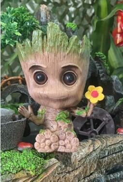 Galaxy Guard Flower Pot Tree Man Grute Baby Tree Man PVC Handmade Ornament