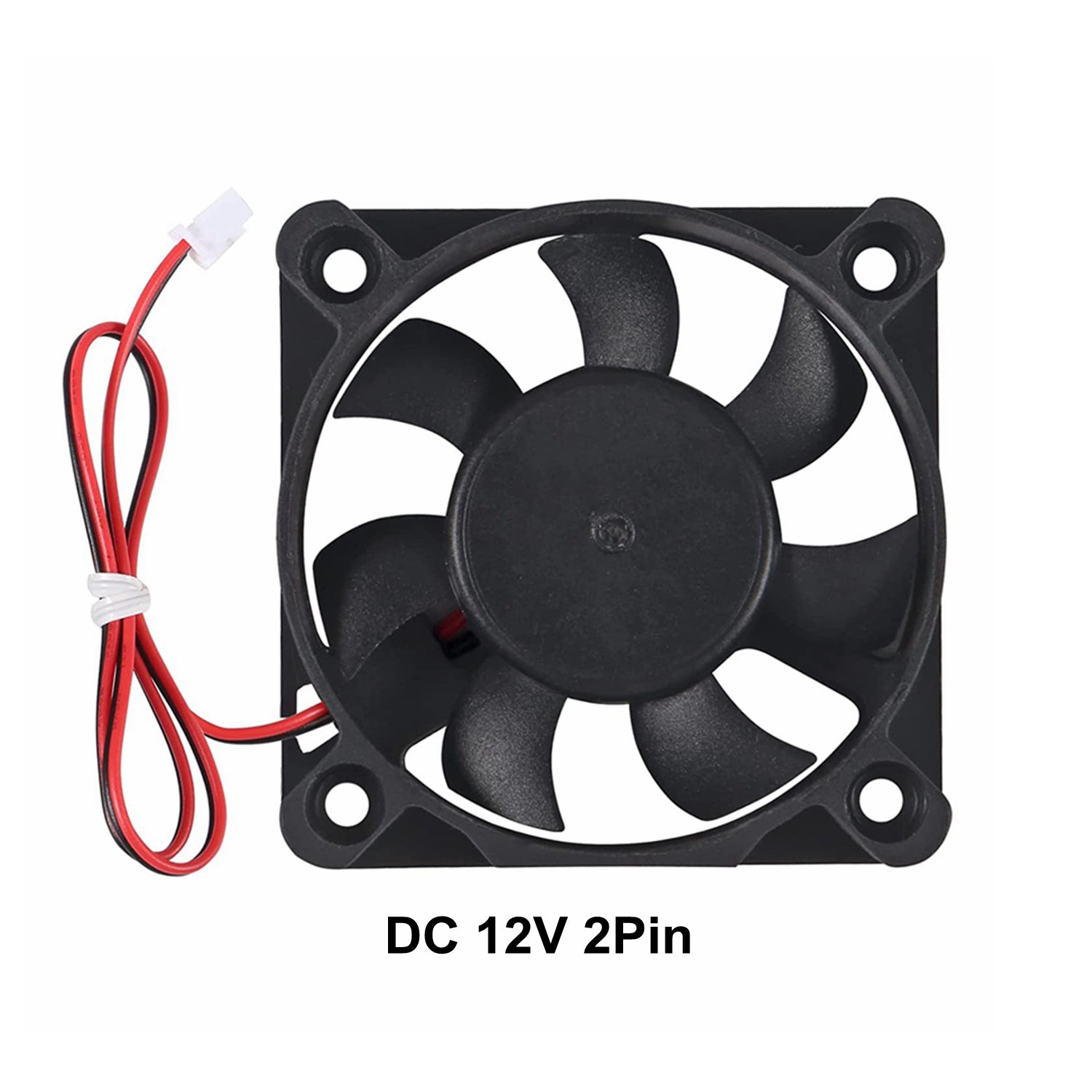 1pc Mini Cooling Computer Printer Fan; Brushless DC Cooling Fan With Size 1.97*1.97*0.39in; Cooling Fan Used For PC/CPU/3D Printer; 5 Volt/12 Volt/24Volt