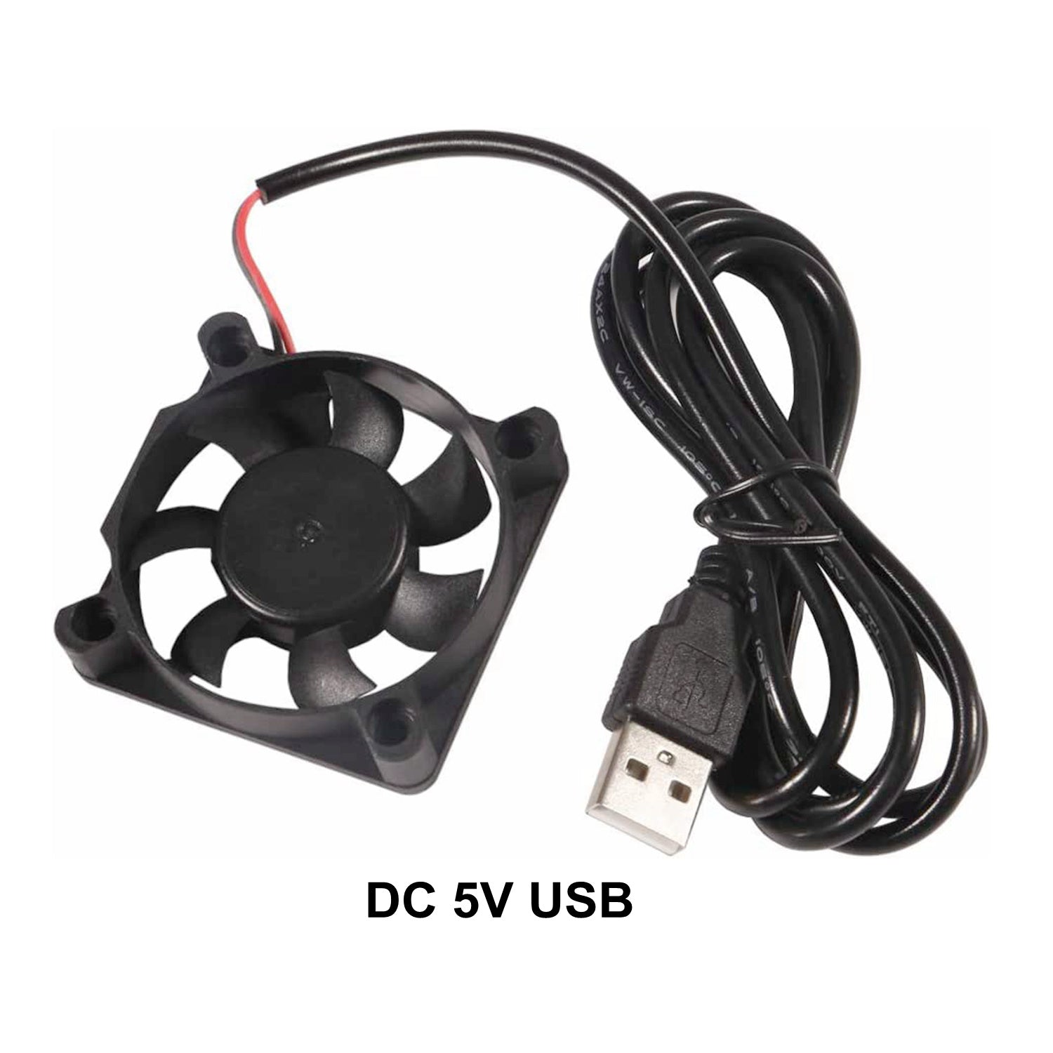 1pc Mini Cooling Computer Printer Fan; Brushless DC Cooling Fan With Size 1.97*1.97*0.39in; Cooling Fan Used For PC/CPU/3D Printer; 5 Volt/12 Volt/24Volt