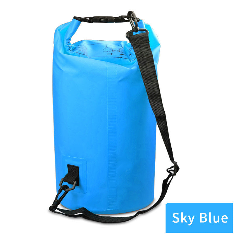 Outdoor Waterproof Sport Dry Bag With Adjustable Shoulder Strap For Beach; Drifting; Mountaineering Outdoor Backpack Waterproof Hiking Bag 500D Nylon Tarpaulin Dry Waterproof Pouch Bag