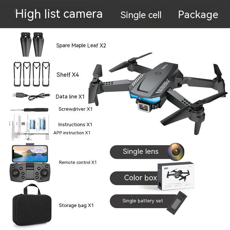 Remote Control Single Camera Drone; Aerial Photography Aircraft; Intelligent Obstacle Avoidance Drone; Hovering HD Photo Drone; HD Camera Shooting; Folding Drone