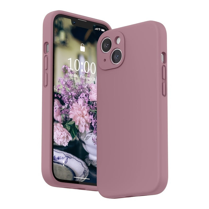 Silicone Soft Phone Case With Camera Protection For IPhone 13