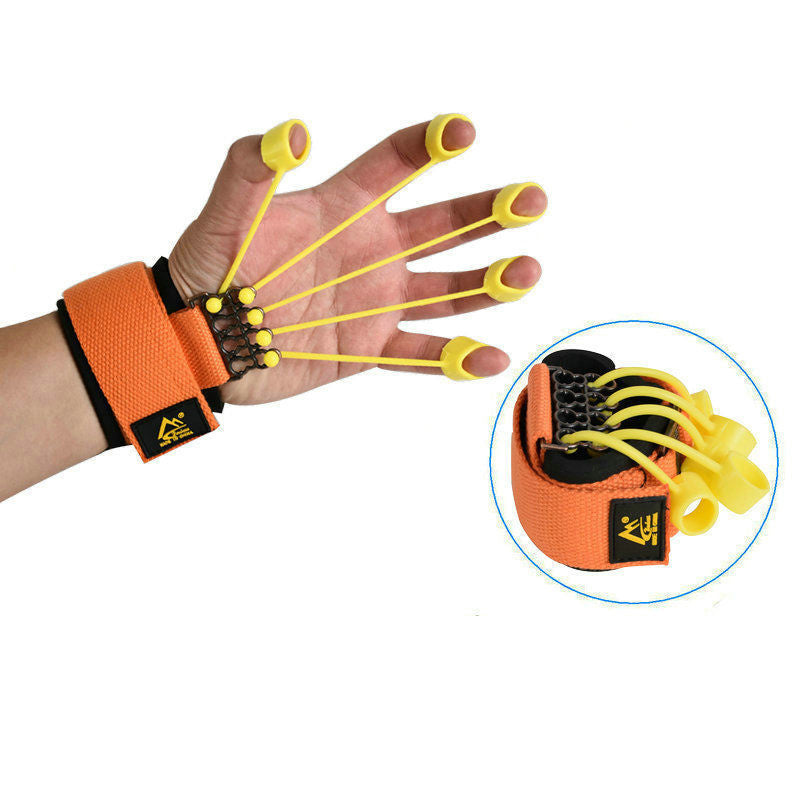 Training Device Hand Yoga Resistance Band Finger Gripper Strength Trainer Extensor Exerciser Finger Flexion And Extension